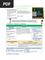 SESIÓN DE APRENDIZAJE DE MATEMATICA Leemos Tablas de Frecuencias