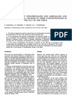 S. Konaka Et Al - The Appearance of Noradrenaline and Adrenaline and The Developmental Changes in Their Concentrations in The Gut of The Chick