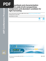 Facile Synthesis and Characterization of