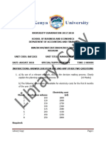 Baf2202 Management Accounting I, Reg Supp