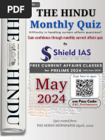 The Hindu Monthly Quiz - May 2024