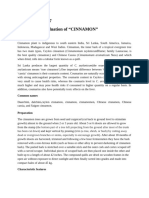 Cinnamon Organoleptic Evaluation 67