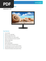 UNV 【Datasheet】MW3222-L-DT LED Monitor V2.0-EN