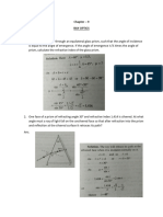 Ray Optics-Numericals