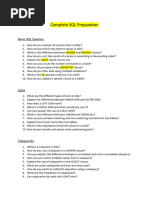 Complete SQL Preparation