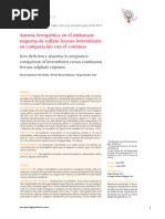 Anemia Ferropénica en El Embarazo