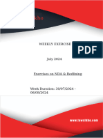 Weekly Exercises On NDA & Redlining - July 2024