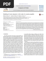 Modeling of Vortex Dynamics in The Wake of A Marine Propeller