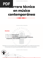 Temario Carrera de Música Contemporánea