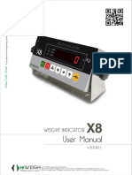 X8 Weight Indicator Manual