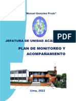 Plan de Monitoreo Año Académico 2022