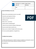 Class 8 Worksheet