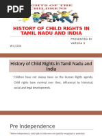 History of Child Rightsin Tamil Nadu and India