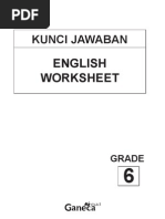 English Worksheet Grade 6