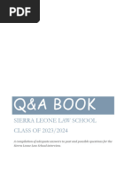 Q&A Law School