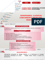 Co3 S4 Semaphores Monitors