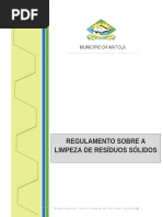 Regulamentos Sobre Limpeza de Residuos Sólidos Aprovado Pela Assembleia Municipal Dez 2020 VF-1