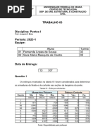 Trabalho3 - Pontes I (Fernanda e Sara)