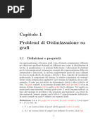 Problemi Di Ottimizzazione Su Grafi - Metodi Di Ottimizzazione