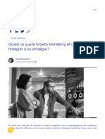 Qu'est-Ce Que Le Growth Marketing - Définition Et Stratégie