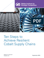 Ten Steps To Achieve Resilient Cobalt Supply Chains