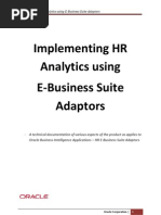 Implementing HR Analytics - Oracle EBS Adaptors