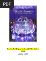 Elementary Geometry For College Students 7th Edition