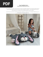 Bunny Rug Pillow