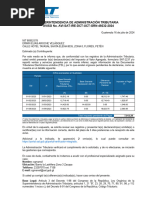 Superintendencia de Administración Tributaria AVISO No. AVI-SAT-IRE-DCT-UCT-GRN-49232-2024