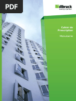 Cahier de Prescription Menuiserie