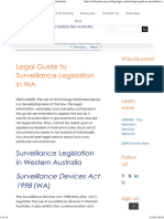 Legal Guide To Surveillance Legislation in WA - TechSafety