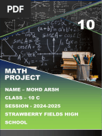 Class 10th Maths Project