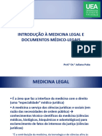 01 Introdução À Medicina Legal