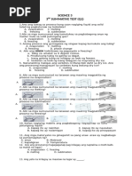 Q1 3rd Summative in Science 3