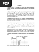 Problem-Time Value of Money