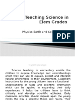 Sci-201-Teaching Science in Elementary Grades