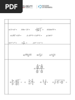 Ejercitación Taller de Matemática. Repaso2