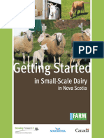 Getting Started in Small Scale Dairy Production