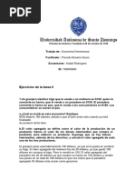 Ejercicios Tarea 2 Economia Dominicana