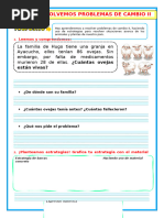 U6 S3 Ficha D4 Mat Resolvemos Problemas de Cambio 2