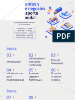 Esquema de Negocio y Tranporte Multimodal