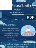 Presentación Pensamiento Lógico Matemático