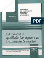 Introdução A Qualidade Das Águas e Ao Tratamento Esgotos - Sperling