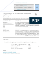 Carleman Estimates and Null Controllability For A Degenerate Population Moodel Fragnelli