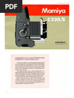 Mamiya C330S Instructions