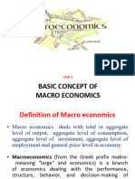 Basic Concepts of Macroeconomics