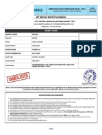 Ap Marine - Admit Card