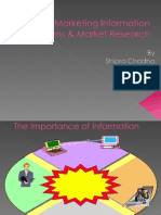 Marketing Information Systems & Market Research