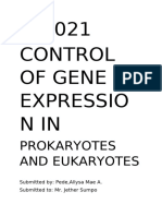 Control of Gene Expression