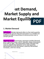 Week 3 - Market Demand Market Supply and Market Equilibrium